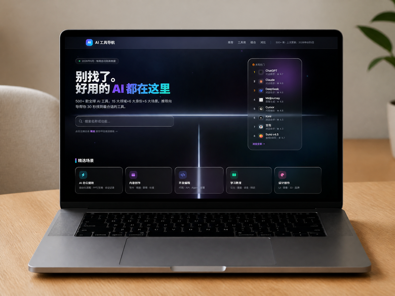 AI导航 对比